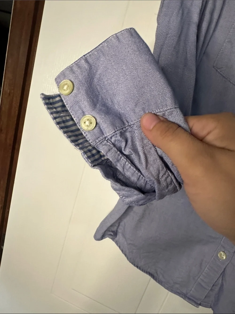 GUC Banana Republic Women’s Petite XS Light Blue Button-Down Casual Shirt - Picture 8 of 9